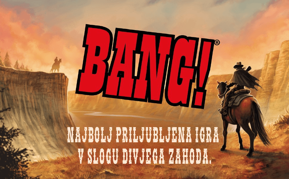 BANG! najbolj priljubljena igra s kartami v slogu Divjega zahoda